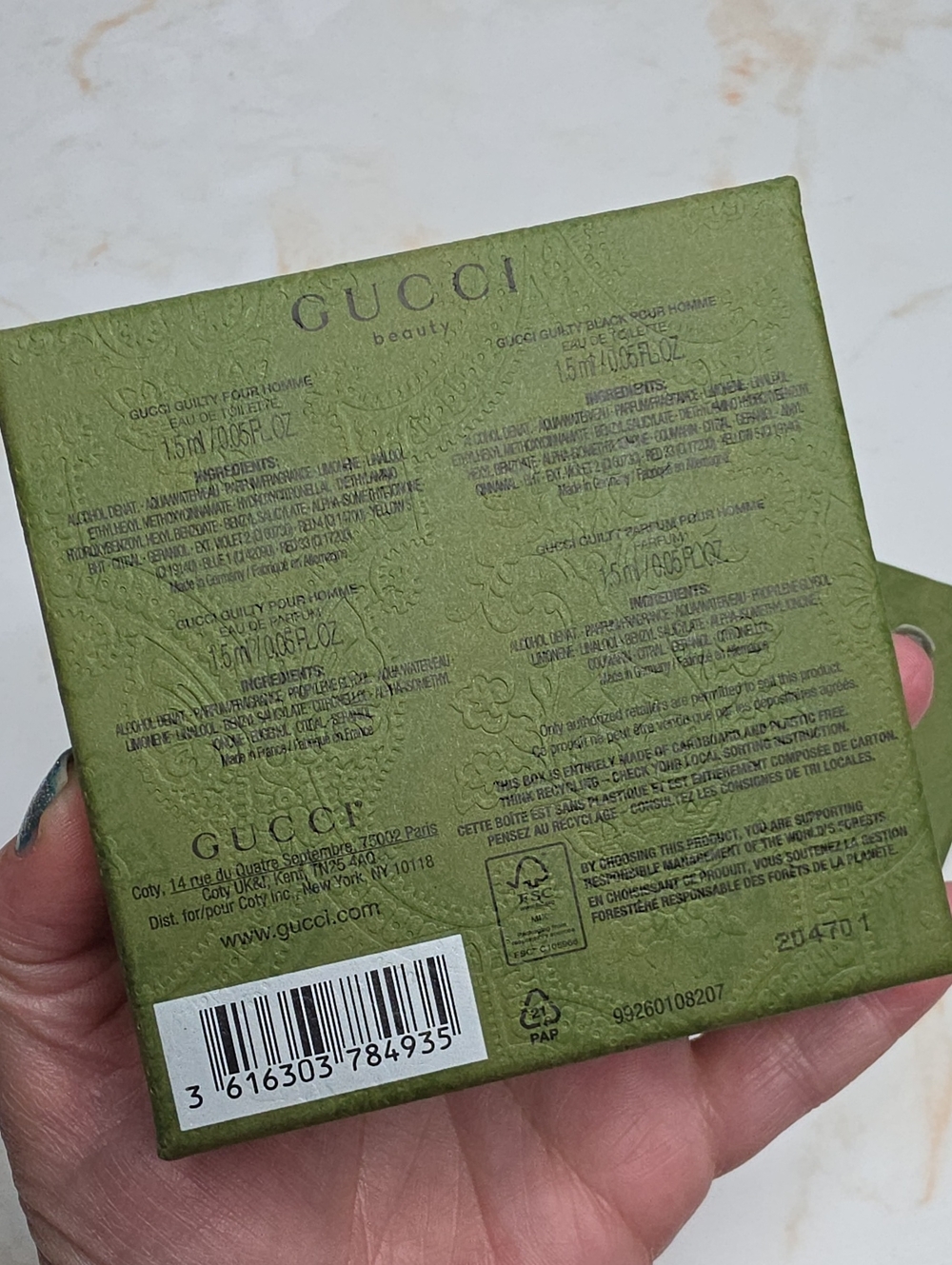 Gucci Discovery Set For Men New In Box - Picture 3 of 5